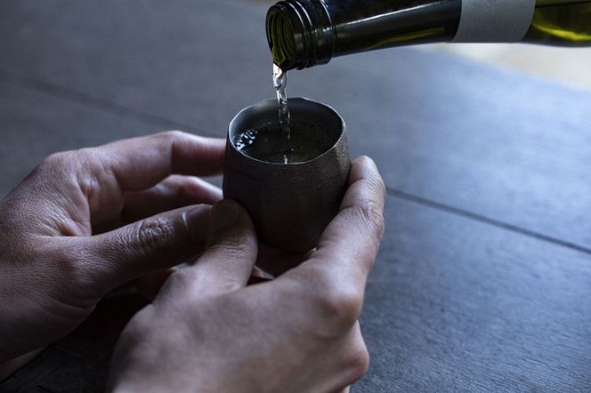 169-48-002　“ hikiZAN ”Premium Titanium Sake Vessel 2nd model【 日本酒 酒器 茨城県 日立市 】