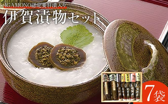 伊賀 漬物セット ( IGAMONO認定 養肝漬 入)　７種類 242161_CS021