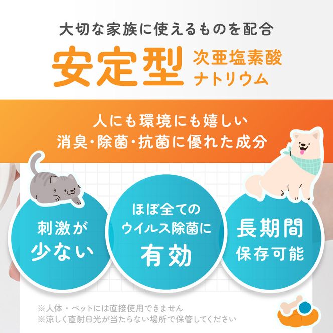 ペット用 消臭スプレー 詰め替え用 1L ドクターアニマポート×2《獣医師 臭気判定士 W監修》｜消臭 除菌 抗菌 日本製 犬猫 アニマクリーンズ [2467c1]