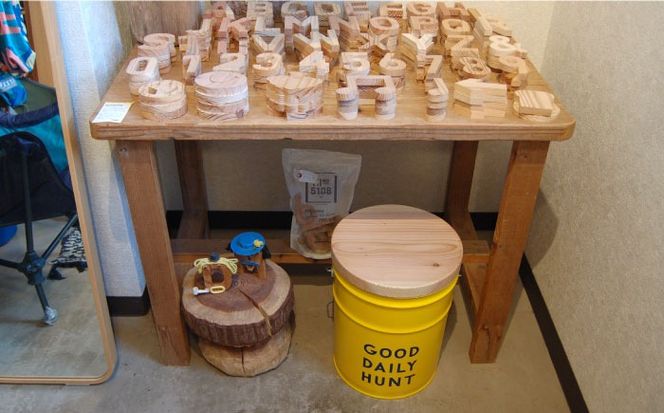 【コラボ品】CANSTOOL × GOOD DAILY HUNT の 缶づめ ① 糸島市 / スリークラウド [ASB003] スツール 収納 木製 おしゃれ 北欧 積み木