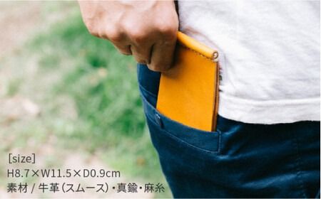 DURAM カード ポケット 付き マネー クリップ 財布 革 レザー 9017 糸島市 / Duram Factory / ドゥラムファクトリー[AJE016]