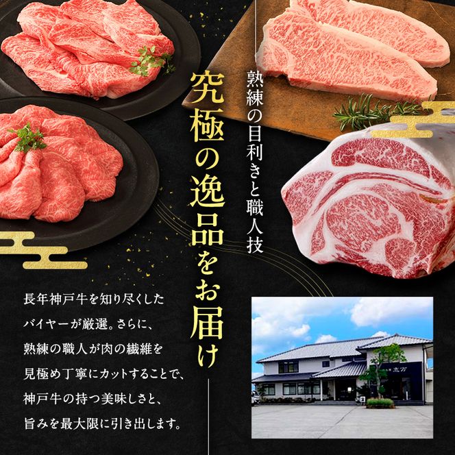 神戸牛 贅沢セットB 計700g ローススライス ももスライス サーロインステーキ