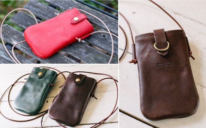 DURAM スマホポーチ 22013 糸島市 / Duram Factory クラフト ポーチ 革製品[AJE073]