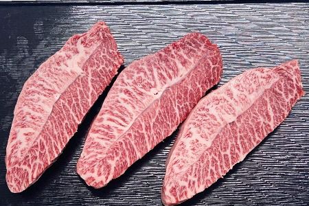 【厳選希少部位】【A4～A5】佐賀牛ミスジステーキ 約300g(100g×3P)【肉 牛肉 ブランド牛 黒毛和牛 ステーキ肉 ふるさと納税】(H112119)