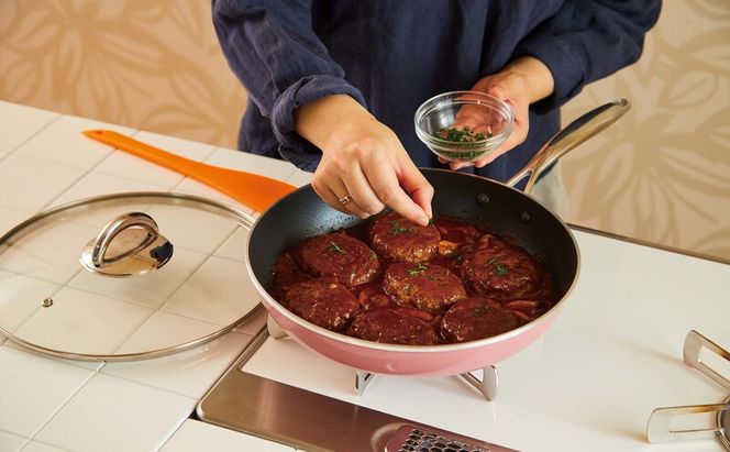 フライパン 29cm ガス専用 蓋付き かるパン マットブラック アサヒ軽金属