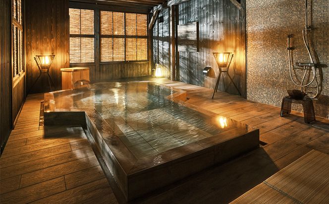 岩屋温泉 絵島別庭 海と森　1日1組限定 温泉付き貸切貸別荘 1泊2食付き