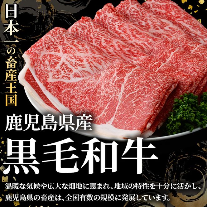 ＜定期便・全3回(隔月)＞鹿児島県産！黒毛和牛モモスライス(総量3.6kg) 国産 九州産 鹿児島産 牛肉 国産牛 モモ肉 もも肉 スライス しゃぶしゃぶ すきやき 頒布会【スターゼン】akn042-23