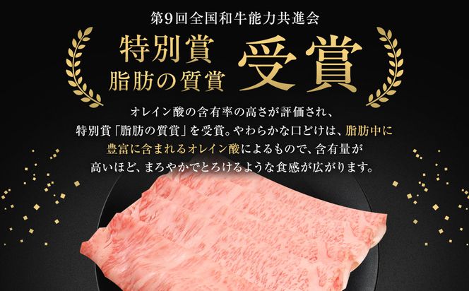 能登牛ロース　(しゃぶしゃぶ/すき焼き)　1kg(500g×2パック)　国産　石川県　A5ランク　黒毛和牛　牛肉 172111_DK006