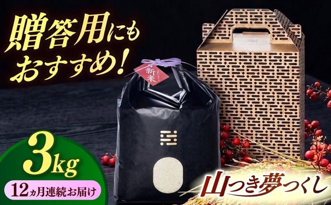 【全12回定期便】 農薬 を使わずに育てた 山つき   夢つくし 3kg 【築上町】 / itoshimacco / 株式会社やました[ABEX012]
