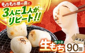 築上町産 本格 杵つき 生もち 90個 (10個×9パック)《築上町》【アルク農業サービス合同会社】 餅 お餅 もち [ABAB002]