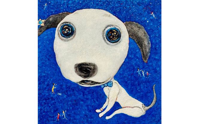 アーティストが描く愛しいペットのポートレート　S６号 142069_DK014