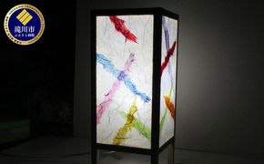 和紙行灯　雲竜（S型）