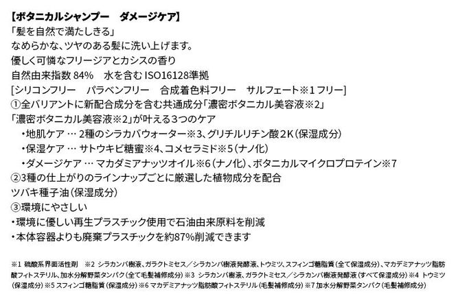 BOTANIST ボタニスト ボタニカル シャンプー 【ダメージケア】 （大容量詰替）4個 [ボタニスト BOTANIST おすすめ 人気 サラサラ しっとり ボリューム まとまり ぼたにすと 頭皮ケア ダメージ ストレート うねり ダメージ補修 美容 詰替え レフィル リフィル 大容量]|10_ine-030401ds