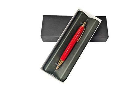 伝統工芸 「漆塗りのボールペン」 （朱）岸田仏壇店 （Aa-002）