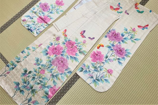 着物リメイク　近江手引き真綿　肌掛ふとん　500ｇ　HT00063