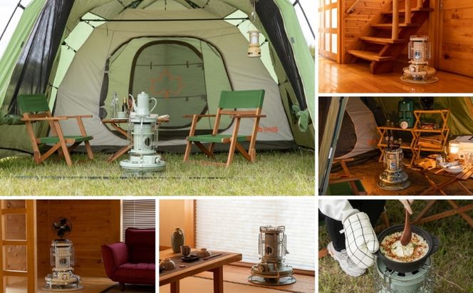 アラジン ブルーフレーム クッカー グリーン Aladdin 石油ストーブ 調理 暖房