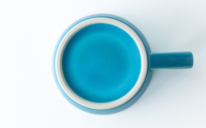 【瑞光窯-ZUIKOU-】カップ&ソーサー ペアセット(ターコイズブルー/青)［ 京都 京焼 陶磁器 清水焼 窯元 マグカップ コーヒーカップ 180ml 適量サイズ おしゃれ 人気 おすすめ 食器 うつわ 陶器 お取り寄せ 通販 送料無料 ふるさと納税 ］ 261009_B-HK37