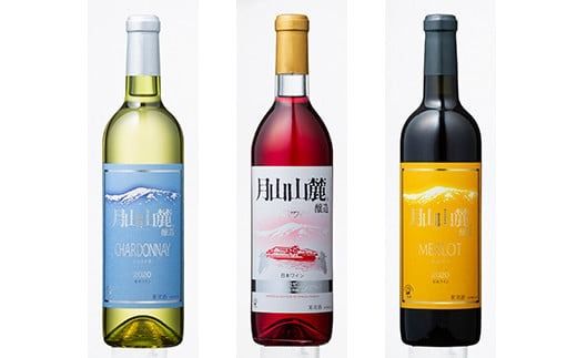 FYN6-247 月山山麓ワイン 飲み比べ6本セット（赤・白・ロゼ・スパークリング）ミディアムボディ ライドボディ 山形県 西川町