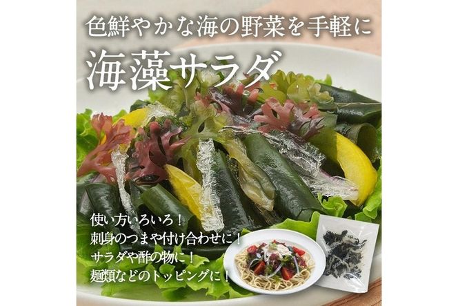  プチマリンと海藻サラダセット (合計14袋・2種×各7袋) 常温 海藻 寒天 ヘルシー ダイエット カロリーオフ サラダ 酢の物 スープ 大分県 セット 詰め合わせ 大分県 佐伯市【CW14】【(株)山忠】