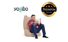 Yogibo Lite Premium（ヨギボー ライト プレミアム）＜ライトグレー＞【ビーズクッション ビーズ 座椅子 椅子 クッション ビーズソファー ビーズソファ 新生活 プレゼント インテリア 家具 ベッド ゲーム】-[G785-15]