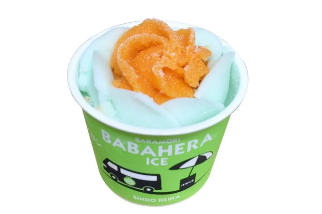 ババヘラ・メロンバラ盛りカップアイス6個セット【進藤冷菓】 ご当地アイス|23_sdr-030601