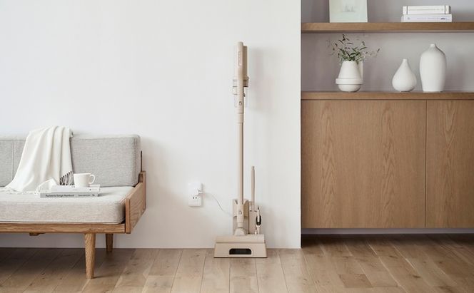 充電式サイクロンスティッククリーナー SCD-124P-HC グレージュ 掃除機 コードレス MagiCaleena マジカリーナ アイリスオーヤマ クリーナー サイクロン 軽量 スタンド 軽い 充電スタンド 充電式 掃除 家電 ギフト おすすめ 人気 アイリス