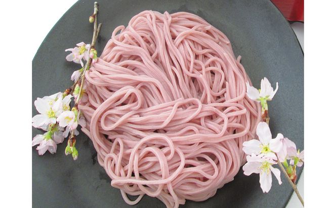 期間限定 出石そば 桜香る 桜そば 半なま つゆ付き 20人前（5セット） 田中屋食品 受賞歴多数 国内製造 蕎麦 ソバ 麺類 伝統 但馬 豊岡 【桜の爽やかな香りが口いっぱいに広がります。】 ST-067