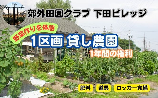 下田ビレッジ農園1年ご利用券 体験チケット チケット 