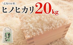 令和6年産「乙女のお米」ヒノヒカリ 20kg