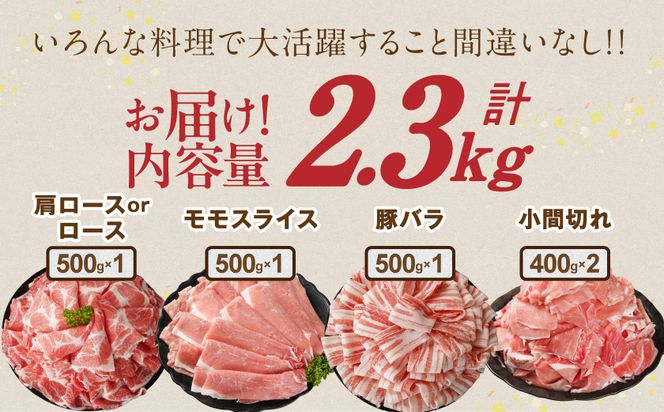 宮崎県産豚肉バラエティ2.3kgセット_MJ-N206
