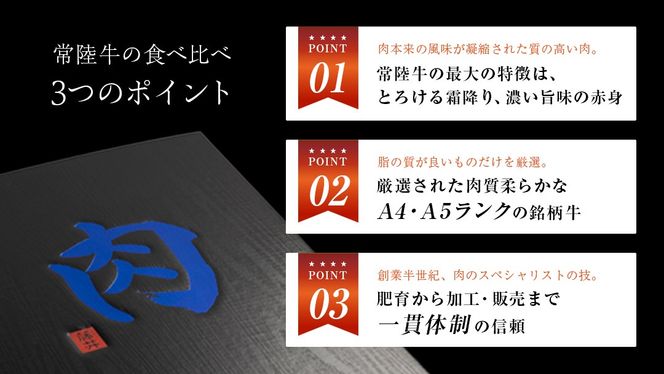【常陸牛】すき焼き しゃぶしゃぶ用 ( 赤身 450g )( 霜降 400g ) 食べ比べ セット ( 茨城県共通返礼品 ) 牛肉 国産 お肉 肉 すきやき すきやき肉 A4 A5 ブランド牛 黒毛和牛 和牛 国産黒毛和牛 国産牛 [BM048us]