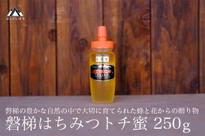 【予約】国産純粋はちみつ 天然 磐梯養蜂 磐梯はちみつ 250g［チューブ］ トチ　※令和8年7月より順次発送予定