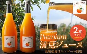 Premium清見ジュース（2本セット）※北海道・沖縄・離島への配送不可 IKTAT001 