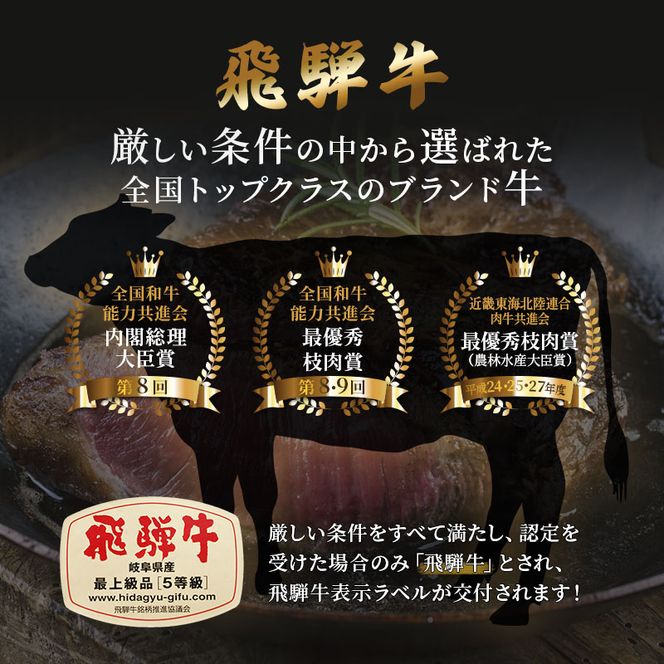 ふるさと納税　飛騨牛 牛肉 ステーキ ヒレ 150g×6枚 計900g A5 和牛 