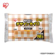 カイロ 貼れない 貼らない ぽかぽか家族 デザインカイロ 貼れないレギュラー10個入×10箱 100個 チェック 貼らないタイプ レギュラーサイズ 防寒 備蓄 防災 アイリスオーヤマ 