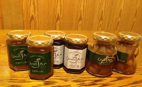 宇野りんご園のジャム6本セット（りんご・ぶどう）長野 信州 坂城 リンゴジャム 林檎ジャム 葡萄ジャム アップル ぶどうジャム 