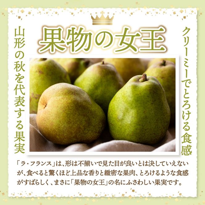 山形県 洋梨 ラフランス 25キロ Sサイズ