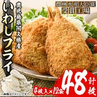 数量限定！鹿児島県産あくねのいわしフライ(計48枚・4枚入×12袋)国産 加工品 惣菜 揚げ物 セット 詰め合わせ おつまみ おかず 魚介【又間水産】akn001-11