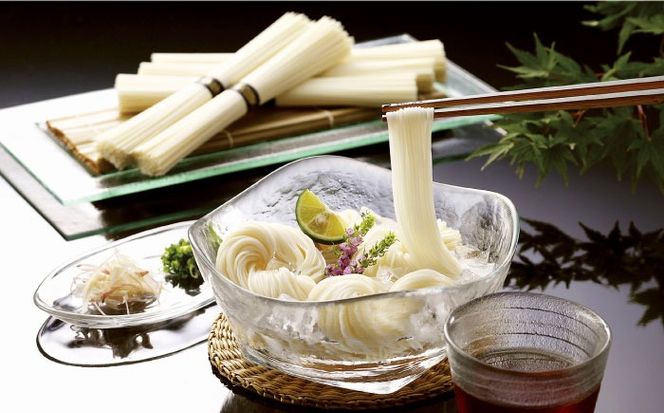 島原手延べそうめん　2kg（50g×40束）/ 素麺 ソーメン 乾麺 / 南島原市 / 大平製麺[SGH003]