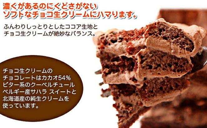 口どけなめらか生チョコケーキ 『フラワーショコラ』　 北海道・新ひだか町のオリジナルケーキ