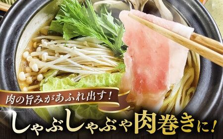 糸島豚 ロース うす切り 1.2kg 糸島市 / ヒサダヤフーズ 豚 豚肉 [AIA067] 豚肉 豚 ブランド豚 糸島豚 ポーク うす切り 豚しゃぶ しゃぶしゃぶ 肉巻き