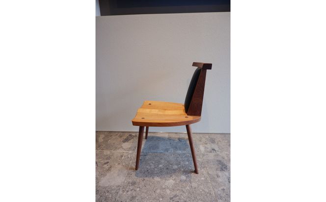 ダイニングチェア（本革ブラック） 372013_LL003VC01