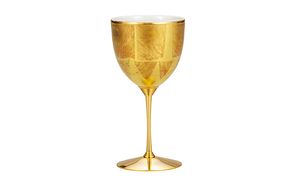 九谷焼　 ワインカップ　金箔彩赤　a04 