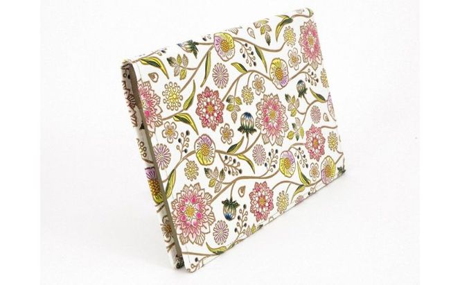 【文庫屋大関】パーソナルホルダー　ダリア＜ベリーピンク＞【皮革工芸品】 民芸品 雑貨 日用品 文房具 革小物 牛革 ファイル ケース 