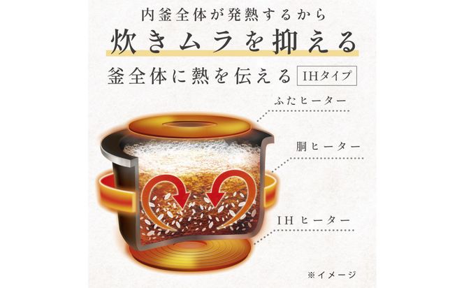 象印 IH炊飯ジャー 5.5合炊き ( 炊飯器 ) 「 極め炊き 」 NVKA10-WA ホワイト 272183_AK103
