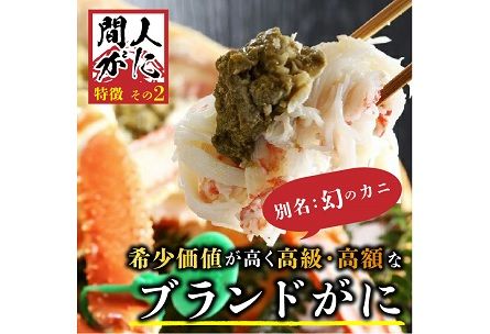 （訳あり）茹で間人がに 2匹 Bセット　11/22～12/21発送予定　HI00002_02