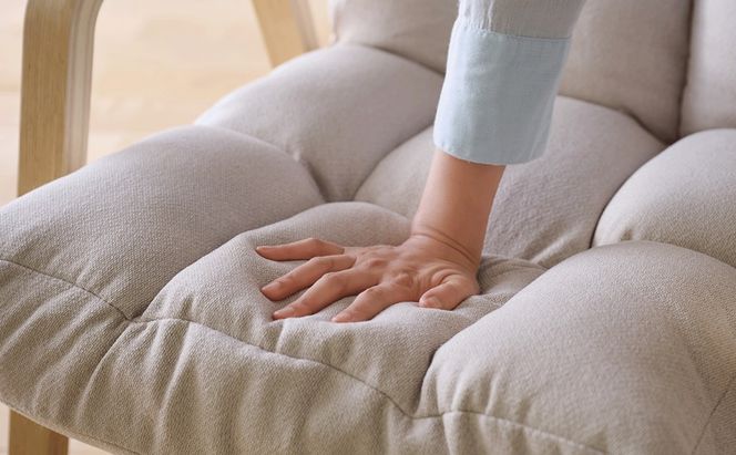 ウッドアームチェア Lサイズ WACR-L アイボリー リクライニングチェア 一人掛け リクライニング 座椅子 一人用 ソファー 高齢者 肘掛付 コンパクト ふかふか 椅子 アイリスオーヤマ