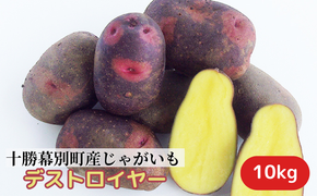 十勝 幕別町産 じゃがいも10kg (デストロイヤー) 渡邉農場 [2026年11月出荷開始] 【 野菜 いも イモ 芋 じゃがいも ジャガイモ 北海道 十勝 幕別 】
