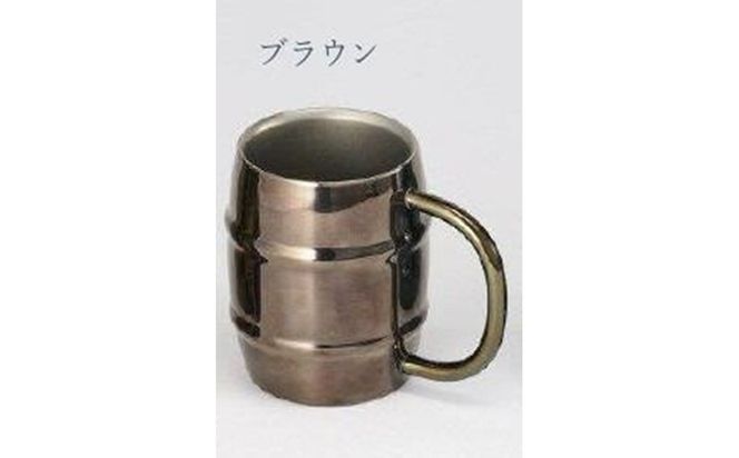 ORORU樽型マグカップ 380ml ブラウン 312011_DF003VC03