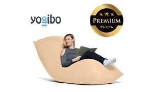 Yogibo Max Premium（ヨギボー マックス プレミアム）＜クリームホワイト＞【ビーズクッション ビーズ 座椅子 椅子 クッション ビーズソファー ビーズソファ 新生活 プレゼント インテリア 家具 ベッド ゲーム】-[G772-8]